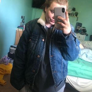 AE Sherpa Lined Jean Jacket
